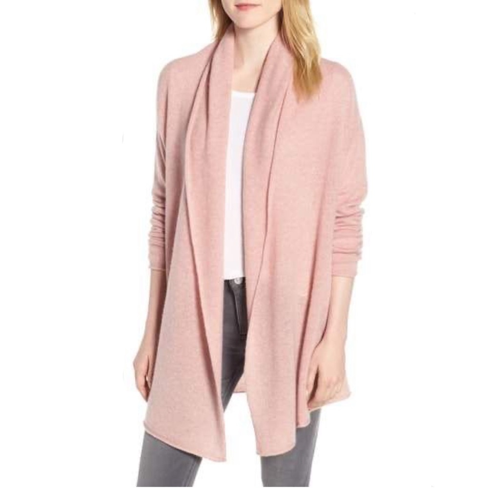 Holagen Shawl Collar Cashmere Cardigan